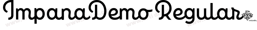 ImpanaDemo Regular字体转换
